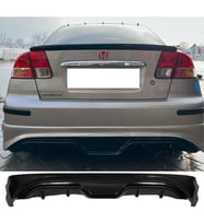 Honda Civic Vtec 2 Custom Arka Ek Plastik Siyah Difüzör 2004 2005 2006 Arka-difizör-bodykit-ek