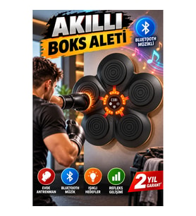 Bluetoothlu Akıllı Işıklı Boks Makinesi – Evde Fitness ve Refleks Antrenman Sistemi