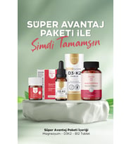 Erbatab Süper Avantaj Paketi ( D3K2, B12-B9, Magnezyum )