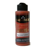 Cadence Premium Akrilik Boya 120 ml. 7554 Oksit Kırmızı 