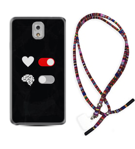 Samsung Note 3 4 5 8 9 20 Ultra 10 Lite Kılıf Boyun Asklı Rasta Silikon Love Brain 1722