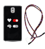 Samsung Note 3 4 5 8 9 20 Ultra 10 Lite Kılıf Boyun Asklı Rasta Silikon Love Brain 1722