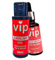 Vi̇p Lubrikant Jel 60 Ml + Love Drops For Women