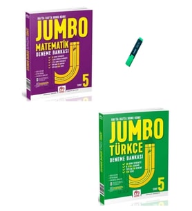 5. Sınıf Jumbo Serisi Matematik ve Türkçe Denemeleri