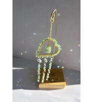Sevgililer Günü Hediyesi Marmaris Sun Catcher, ev dekor, bahçe Dekor, balkon dekor (Yeşil)