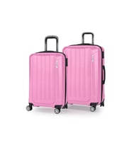 Spring Model Pembe Renk 2'li Valiz Seti Kabin + Orta