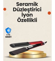 Elektriklenmeyi Azaltan İyonlu Saç Düzleştirici - Titanyum Plaka Ve Şık Tasarım