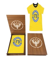 Fenerbahçe Orijinal Bebek Hediye Ahşap Kutulu Tshirt (Sarı)
