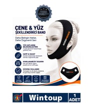 #YüzBandı Çene Yüz Şekillendirici Ayarlanabilir V Line Toparlayıcı Cırt Cırtlı Şık Esnek Yüz Bandı