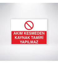 Akımı Kesmeden Kaynak Tamiri Yapılmaz