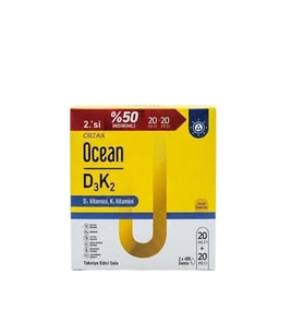 Ocean D3K2 Damla 20 ml 2 li Paket