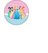 Disney Princess Yenilebilir Kağıda Resimli Pasta ve Dekor Baskısı