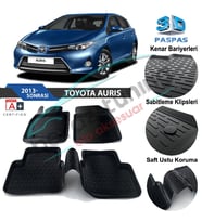 Toyota Auris Havuzlu 3D Paspas Niken Siyah 2012 Sonrası