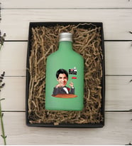 BK Gift Hediye Kutulu Kişiye Özel The Baba Karikatürlü Yeşil Tasarım Cam Şişede 200 ml Kolonya-4, Babaya Hediye, Babalar Günü Hediyeleri, Hediyelik Baskılı Kolonya