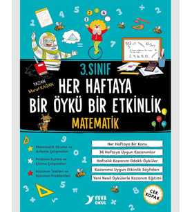 Yuva Yayınları 3. Sınıf Matematik Her Haftaya Bir Öykü Etkinlik 