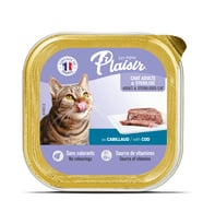 Plaisir Morina Balıklı Pate Kısırlaştırılmış ve Yetişkin Kedi Yaş Maması 100 Gr