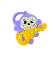Oyuncak Maymun Gitarist Maymun Işıklı Sesli 15 Cm
