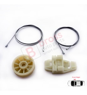 Citroen C3 MK1 FC FN 2002-2010 5-Kapı Hatchback 9222N5 İçin Ön Sağ Kapı Cam Kriko Tamir Seti