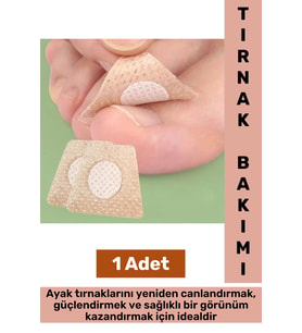 Hasarlı Renk Değiştirmiş Bakım Canlandırma Güçlendirme Sağlıklı Görünüm Tırnak Bakım Onarım Yaması