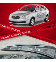Hyundai Accent Era Bagaj Üstü Yarasa Spoiler Bagaj Çıtası Piano Black