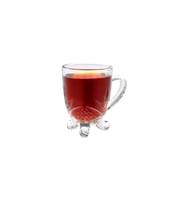 Dublin 4'lü Çay Fincanı Seti - Şeffaf - 210 ml