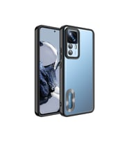 Xiaomi Mi 12T Pro Uyumlu Kılıf Kamera Korumalı Logo Gösteren Zore Omega Kapak