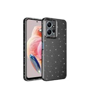 Xiaomi Redmi Note 12 4G Uyumlu Kılıf Kamera Korumalı Simli Lüks Zore Koton Kapak