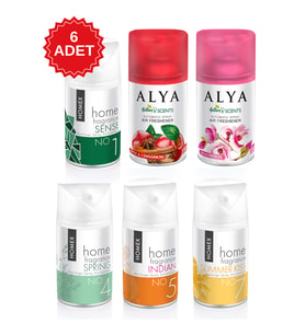 Homex Oda Kokusu Makine Yedek 6 Al 4 Öde - 6 X 260 Ml