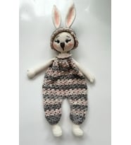 Uykucu Tavşan Zoyi Uyku Arkadaşı Amigurumi Organik Oyuncak