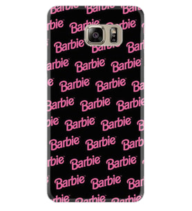 Samsung S7 Edge S20 Fe Plus Ultra S21 S22 Kılıf Desenli Silikon Barbie 1404