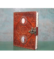 Taşlı Deri Defter