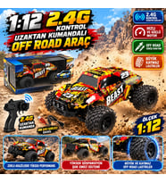 PY999-13C 1 12 2 4G KONTROL UZAKTAN KUMANDALI OFF ROAD ARAÇ