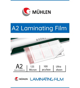 Mühlen Laminasyon Makinesi Filmi 125 Mc A2 1 Paket 100 Adet