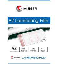 Mühlen Laminasyon Makinesi Filmi 125 Mc A2 1 Paket 100 Adet