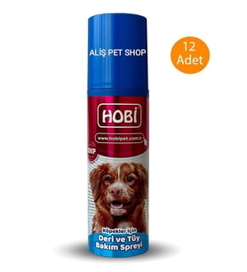 Hobi Köpekler İçin Deri Ve Tüy Bakım Spreyi 200 ml X 12 Adet (Çok Renkli)
