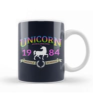 Unicorn Middle School Logo Kupa Bardak Porselen
