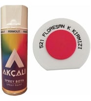 AKÇALI 521 FLORESAN KIRMIZI SPREY 400ML (Çok Renkli)