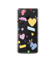 Huawei P30 Lite Uyumlu Baskılı Yumuşak Silikon Şeffaf Telefon Kılıfı