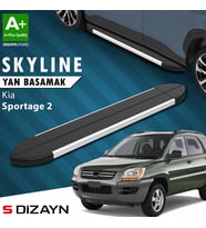 S-Dizayn Kia Sportage 2 Skyline Aluminyum Yan Basamak 173 Cm 2004-2010 A+ Kalite