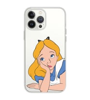 Iphone 12 Pro Uyumlu Alice Tasarımlı Şeffaf Telefon Kılıfı