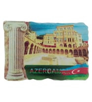 Azerbaycan Temalı Sütun Magnet (Karışık)