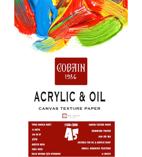 Lexroo Cobain 1986 Akrilik Boyama - Yağlıboya - Guaj Defteri (A5)