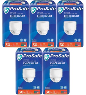 Prosafe Emici Külot Hasta Bezi Büyük-Large 150 Adet (5PK*30)