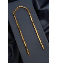 Hematit Doğal Taş Parlak Gold Altıgen Kesim 4x4mm Dizi [AA]