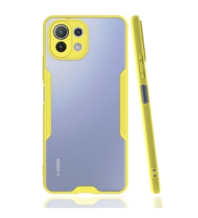 Xiaomi Mi 11 Lite Kılıf Platin Silikon - Sarı