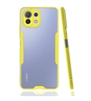 Xiaomi Mi 11 Lite Kılıf Platin Silikon - Sarı