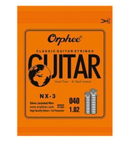 Orphee NX-3 Klasik Gitar Sol (G) Teli - 3. Tel (Aksesuar - Yedek Tek Tel)  Hassas İmalat, Hızlı Tepki Veren Esnek Yapı, İdeal Ses Projeksiyonu  Uyum: Tüm Klasik Gitarlar