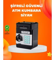 Otomatik Para Çeken Şifreli Atm Tasarımlı Kumbara
