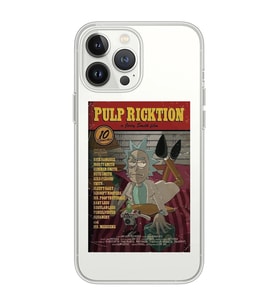 Iphone 15 Pro Uyumlu Pulp Ricktion Tasarımlı Şeffaf Telefon Kılıfı