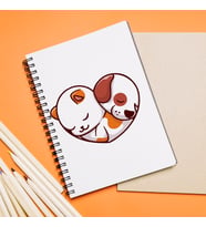 Kedi Köpek Tasarımlı Defter